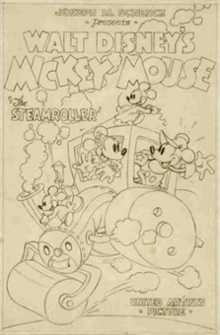 Mickey's Steam Roller poster - rough draft.png