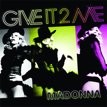 Три вертикальных соседних фотографии Мадонны в черном прозрачном топе, черных трусиках и черной шляпе.