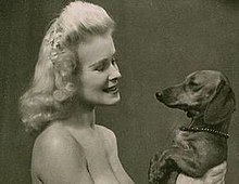 Chrystabel Leighton-Porter and dachshund.jpg