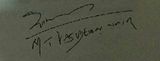 The signature of M. T. Vasudevan Nair