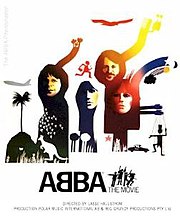 Movie poster for ABBA: The Movie and The Album carried the same artwork.