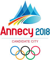 Annecy 2018 Winter Olympics bid logo.