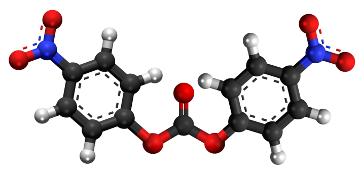 Dosiero:Nitrophenyl carbonate 3D.png