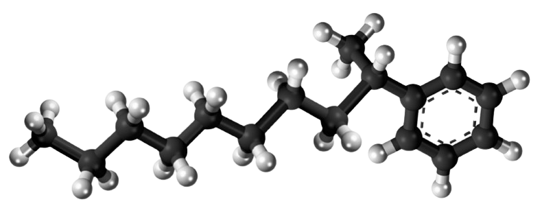 Dosiero:2-Phenyl-decane 3D.png