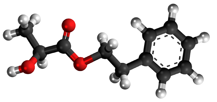 Dosiero:Phenethyl lactate 3D.png