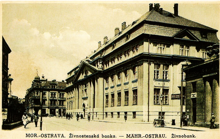 Dosiero:Moravia Ostrava-Živnostenská banka.jpg
