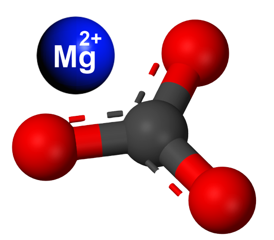 Dosiero:Magnesium carbonate 3D.png