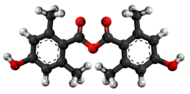 4-Hidrokso-2,6-dumetilbenzoata anhidrido