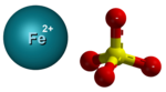 fera (II) sulfato