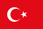 La flago de Turkio