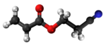 Cianoetila krotonato