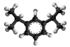 Strukturo de la 1,3-duizopropilbenzeno