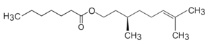 citronelila heptanato