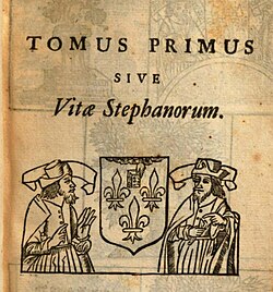 "Vitae Stephanorum", "Pri la vivo de la familio Estienne", verko eldonita en 1709 far Michel Maittaire (1668-1747).