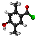 4-Hidrokso-2,5-dumetilbenzoila klorido