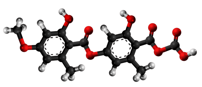 Dosiero:Evernic acid 3D.png