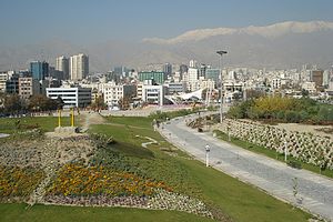 پارک آب و آتش، نمایی از بالا