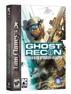 Box art of Tom Clancy's Ghost Recon Advanced Warfighter PC version