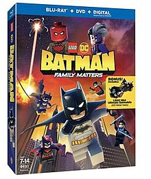 Blu-ray cover for Lego DC Batman: Family Matters