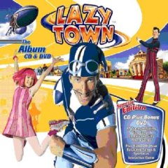 Soundtrack-albumin LazyTown – The Album kansikuva