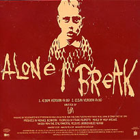 Singlen ”Alone I Break” kansikuva