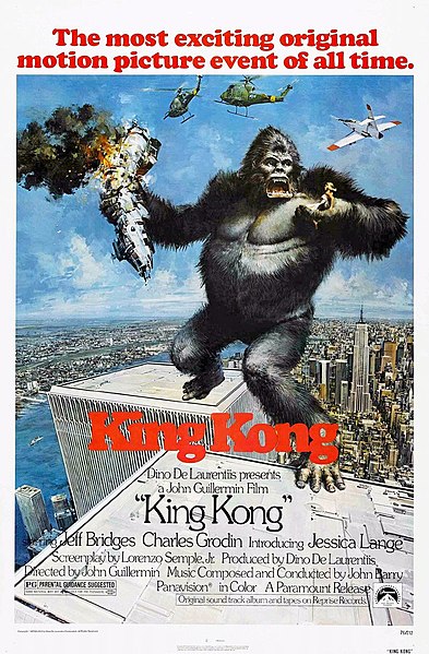 Tiedosto:King Kong 1976 poster.jpg