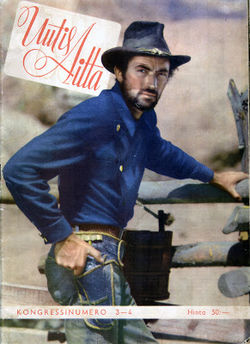 Uutisaitta 3-4/1949. Kannessa Gregory Peck