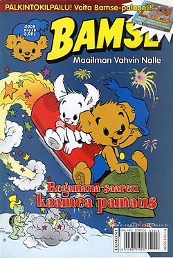 Bamse 18/2005, kuvassa Kilpinen, Pomppi ja Nalle