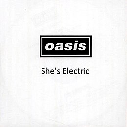 Singlen ”She’s Electric” kansikuva