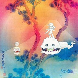 Studioalbumin Kids See Ghosts kansikuva