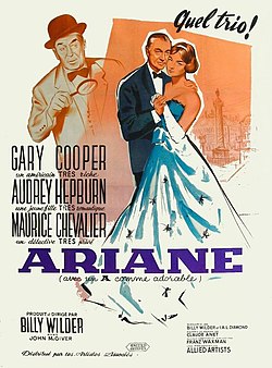 Ranskassa elokuva sai nimen Ariane.