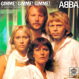 Singlen ”Gimme! Gimme! Gimme! (A Man After Midnight)” kansikuva