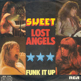 Singlen ”Lost Angels” kansikuva