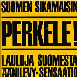 Soundtrack-albumin Perkele! Lauluja Suomesta kansikuva