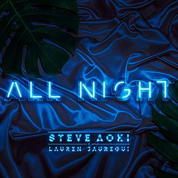 Singlen ”All Night” kansikuva