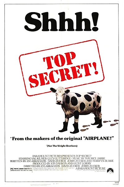 Tiedosto:Top Secret! 1984 poster.jpg