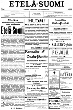 Pienoiskuva sivulle Etelä-Suomi (sanomalehti)