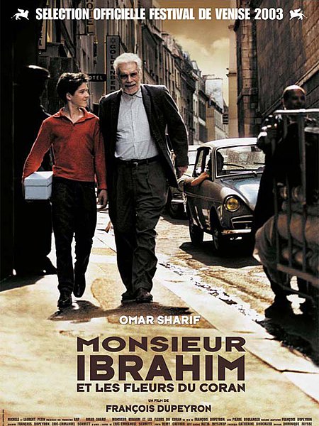 Tiedosto:Monsieur Ibrahim et les fleurs du Coran 2003 poster.jpg