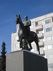 Mannerheimin ratsastajapatsas, Lahti, 1959.