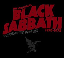 Kokoelmalevyn Symptom Of The Universe: The Original Black Sabbath 1970–1978 kansikuva