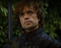 Peter Dinklagen esittämä Tyrion sarjassa Game of Thrones (2014).
