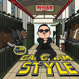 Singlen ”Gangnam Style” kansikuva