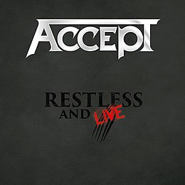 Livealbumin Restless And Live (Blind Rage - Live in Europe 2015) kansikuva