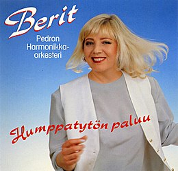 Studioalbumin Humppatytön paluu kansikuva