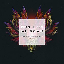 Singlen ”Don’t Let Me Down” kansikuva