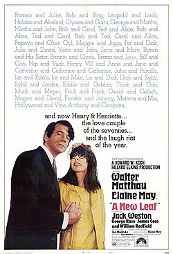 Elokuvan julisteessa Walter Matthau ja Elaine May.