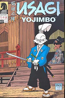 Usagi Yojimbo -sarjakuvan kolmannen osan numero 117, vuodelta 2009.