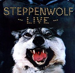 Livealbumin Steppenwolf Live kansikuva