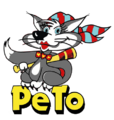 PeTon logo joka esiintyy lähes samankaltaisena Petojussien logossa.