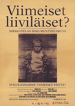 Elokuvan juliste Mikko Piela, 1995.